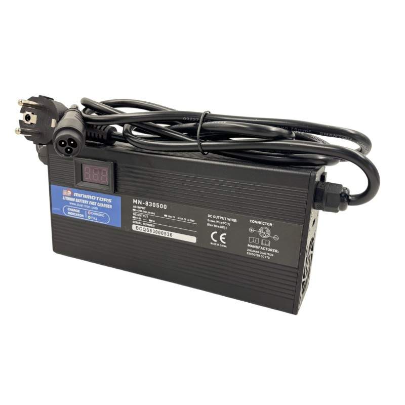 Cargador rápido 83V 5A LP-16 conector 3 pines para batería de 72V DUALTRON STORM Thunder3 Thunder2 Minimotors - 3  