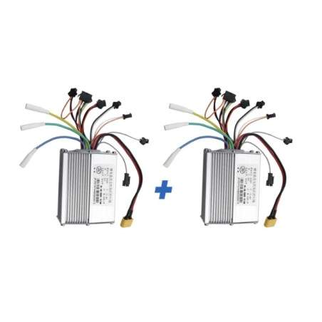 Kit de dois controladores (dianteiro e traseiro) para instalação de dois motores (48v / 52v 35A JP) KROXNE - 3  