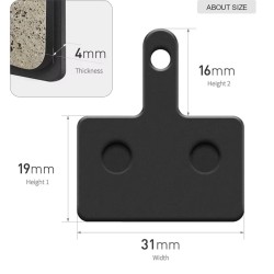 Tormoznyye kolodki dlya Kugoo Kukirin G3 Pro Kugoo - 3  