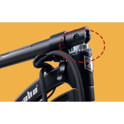 Vikbar gångjärnssats, gångjärnsfixering, vikbar bottenstift för Kaboo Mantis 8, 10 eller liknande Kaabo - 4  