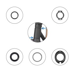 Kit de direction et roulements pour Segway Ninebot KickScooter F20 F25 F30 F40 D18 D28 D38 ou similaire Segway - Ninebot - 2 Com