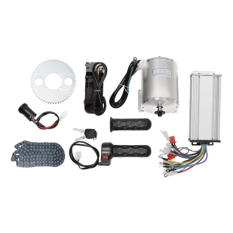 Kit motore brushless (regolatore, motore, acceleratore) per quad, scooter, bicicletta o moto fai da te 48-72v 3000w KROXNE - 1  