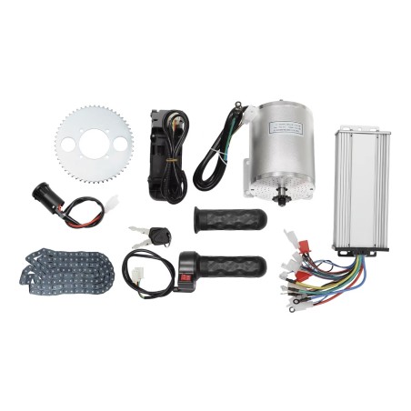 Kit moteur brushless (contrôleur, moteur, accélérateur) pour quad, scooter, vélo ou moto DIY 48-72v 3000w KROXNE - 1  