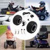 Súprava na prestavbu pre domácich majstrov (2 motory, ovládač a plyn) – Vzduchové pneumatiky – Motokára, invalidný vozík KROXNE 