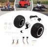 Kit di conversione fai da te (2 motori, controller e acceleratore) - Pneumatici ad aria - Go Kart, sedia a rotelle KROXNE - 8  