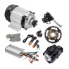 Komplet električnega tricikla (brezkrtačni elektromotor, krmilnik, plin) 48v 500w 750w KROXNE - 1  