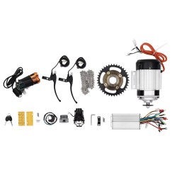 Komplet električnega tricikla (brezkrtačni elektromotor, krmilnik, plin) 48v 500w 750w KROXNE - 2  