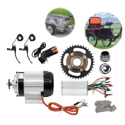 Elektrisk trehjulingssats (borstlös elmotor, kontroller, gasreglage) 48v 500w 750w KROXNE - 6  