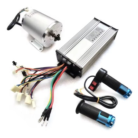 DC 60V/72V bezkomutátorová sada elektromotoru pro vlastní potřebu s vysokorychlostním ovladačem pro GoKart, kolo, skútr KROXNE -