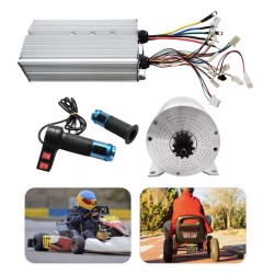 DC 60V/72V bezchetkov elektricheski motor Napravi si sam komplekt s visokoskorosten kontroler za GoKart, velosiped, skuter KROXN