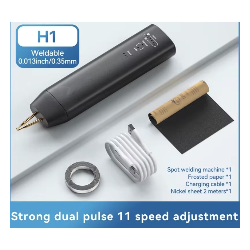 Cheirós Spot Welder H1 me 11 kai H2 me 90 rythmizómenes leitourgíes gia bataríes lithíou KROXNE - 1  