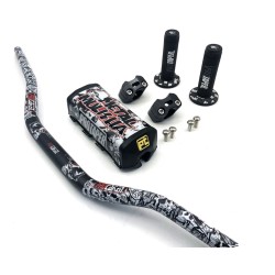 Kilpaohjaustanko, ammattikäyttöiset kahvat pyörille, mönkijät, Quad 1-1/8" Kayo BSE CRF KLX KROXNE - 1  