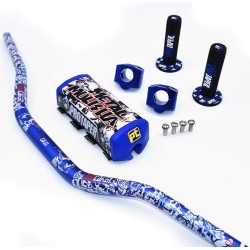 Manubrio racing, manopole professionali per moto, ATV, Quad 1-1/8" Kayo BSE CRF KLX KROXNE - 5  