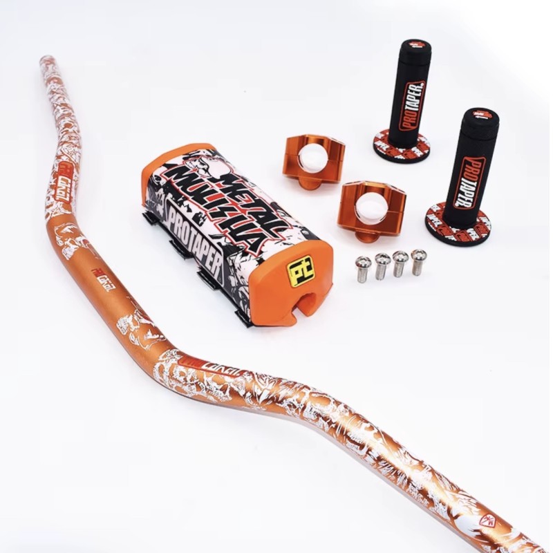Manubrio racing, manopole professionali per moto, ATV, Quad 1-1/8" Kayo BSE CRF KLX KROXNE - 6  